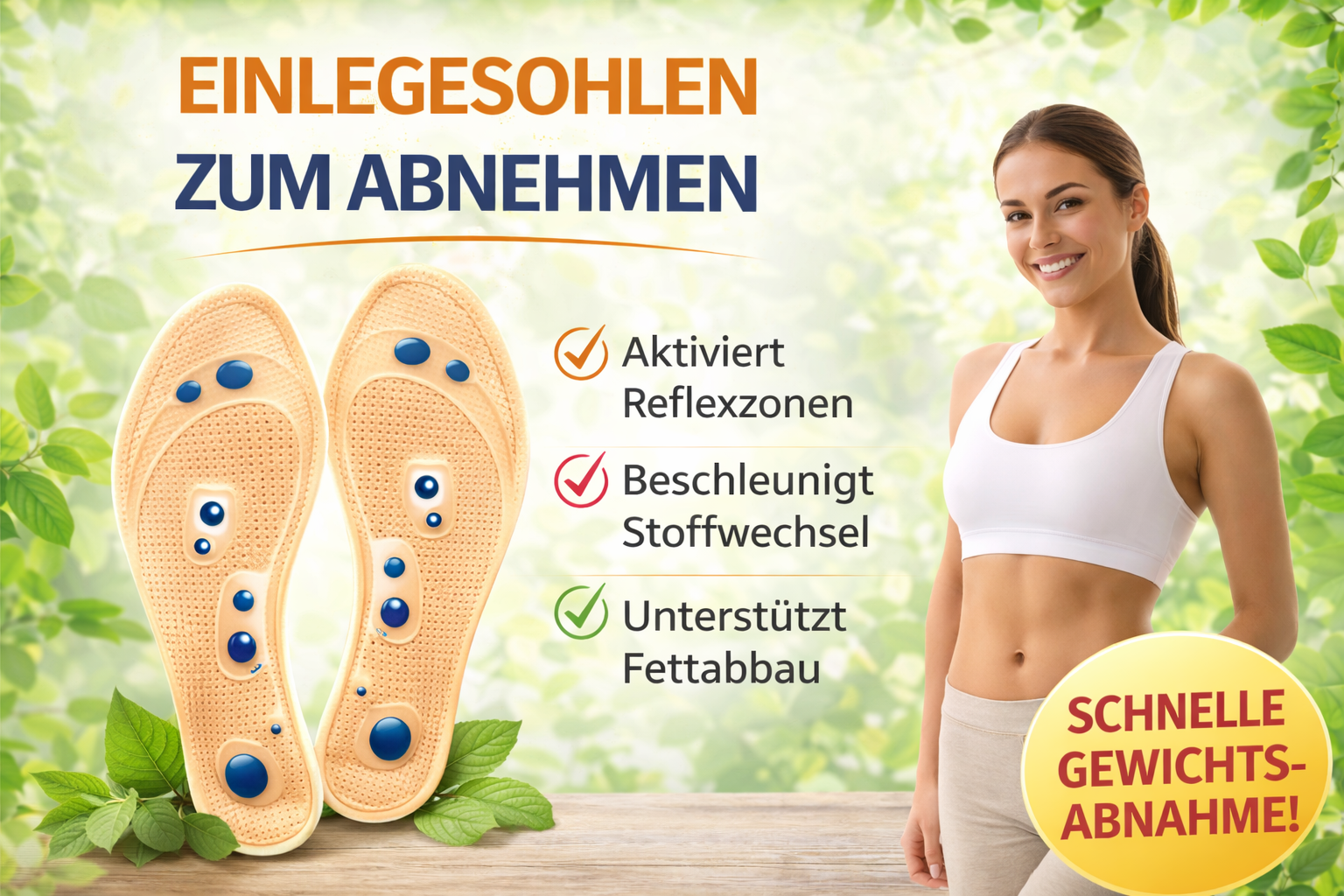 Akusoli Einlegesohlen – markenfreies Symbolbild