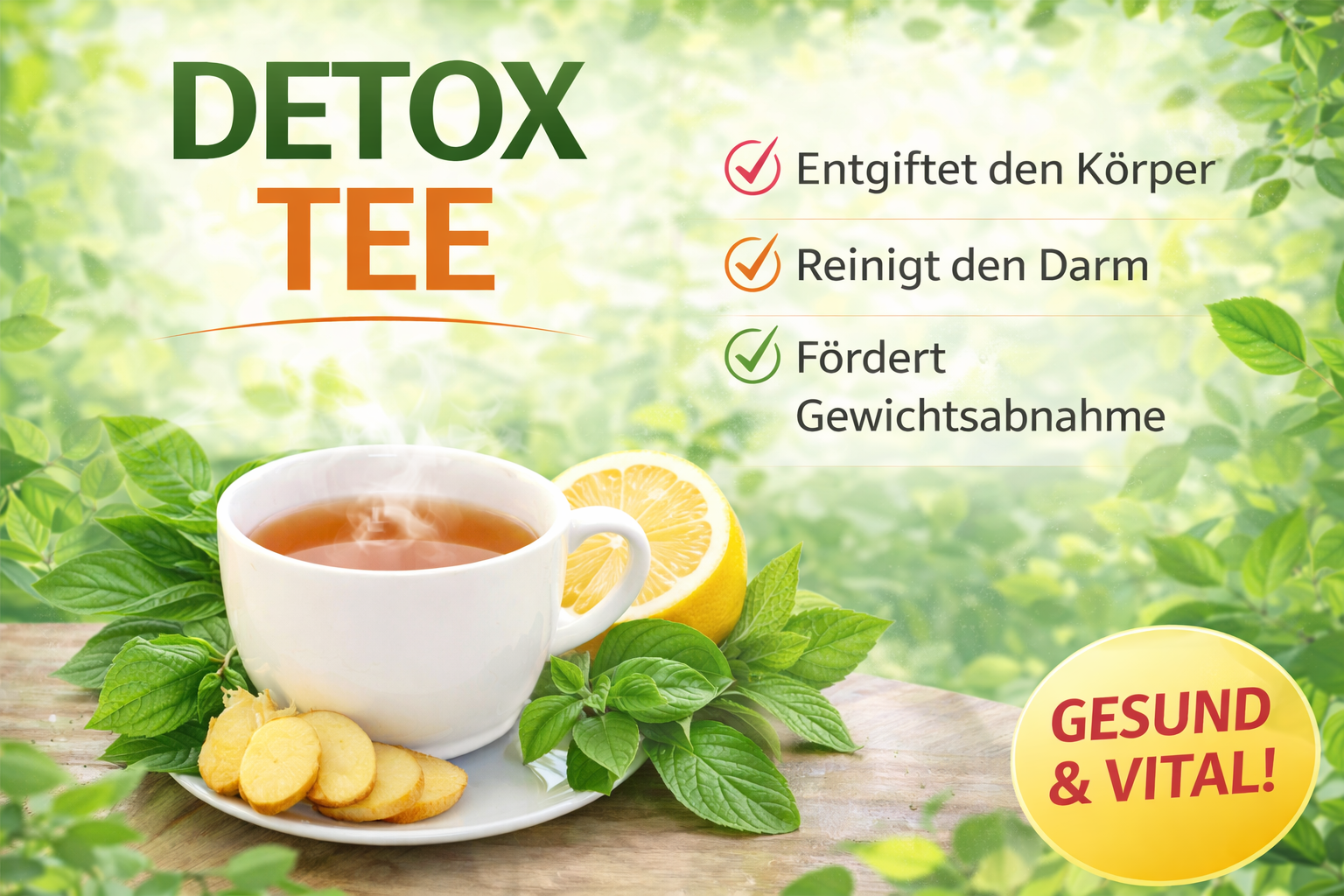 Lulutox Tee – markenfreies Symbolbild (Kräutertee-Routine)
